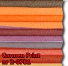 Carmen print 01 - wzór tkaniny z grupy 2  plisy