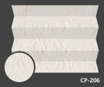 Kamari Pearl 206 - kolorystyka materiału grupy 1 żaluzji plisowanej