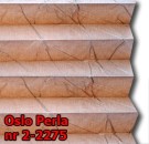 Oslo perla 10 - kolorystyka materiału grupy 2 żaluzji plisowanej