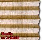 Rustic 03 - kolorystyka materiału grupy 2 żaluzji plisowanej