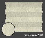 Stockholm 7301 - kolor materiału grupy 3 żaluzji plisowanej