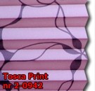 Tosca print 02 - wzór koloru materiału z grupy 2 plisy