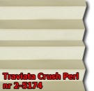 Traviata crush perl 01 - kolorystyka materiału grupy 2 żaluzji plisowanej