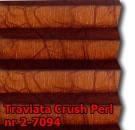 Traviata crush perl 10 - wzór tkaniny z grupy 2  plisy