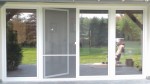 drzwi balkonowe wraz z moskitierą drzwiową